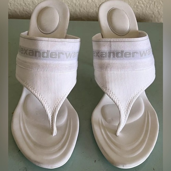 Alexander Wang Sienna Logo Sandals Size 39 $495 - Picture 5 of 15